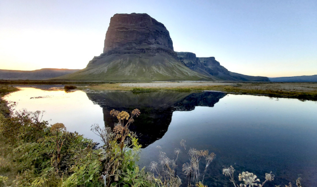 Lómagnúpur, surroundings in Kirkjubæjarklaustur Iceland