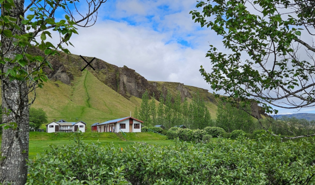Camping at Kirkjubær II, Kirkjubæjarklaustur Iceland